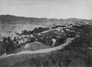 Part 3 of a 3 part panorama overlooking Wellington city