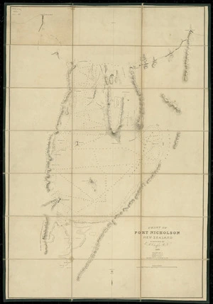 Chart of Port Nicholson, New Zealand / surveyed by E.M. Chaffers.