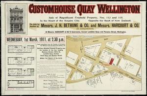Customhouse Quay, Wellington : sale of magnificent freehold property, nos. 113 and 115 ...