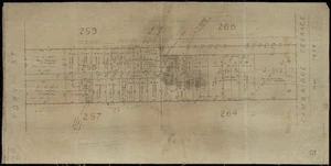 [Creator unknown] :[Tui Street and Barker Street, Te Aro, Wellington] [map with ms annotations]. [1925-41]