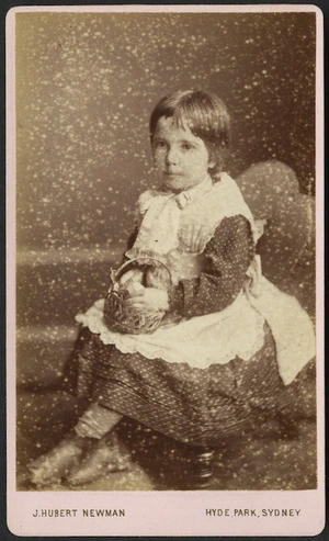 Newman, John Hubert (Sydney) fl 1862-1900 :Portrait of unidentified child