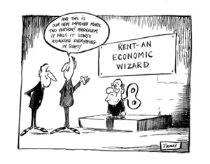 Lynch, James, 1947-: Rent - An Economic Wizard. 13 November 1983