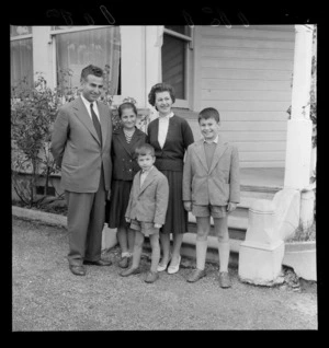 Mr Vucinic, new Yugoslav Consul-General, and his family