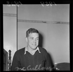 J McCullough, rugby trialist at Whanganui and Palmerston North