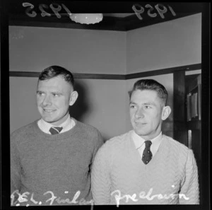 B E L Finlay and Freebairn, rugby trialists at Whanganui and Palmerston North