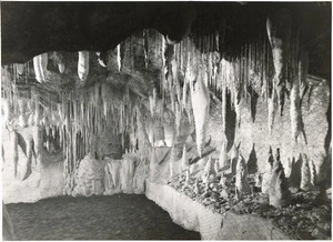 Model of the interior of the Waitomo caves
