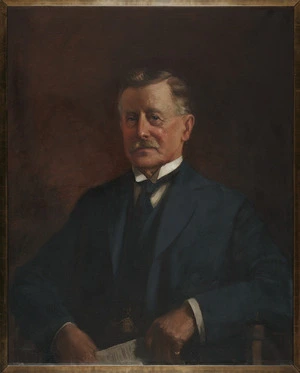 Bowring, Walter Armiger, 1874-1931 :[Portrait of Louis Proctor Blundell]. 1919.