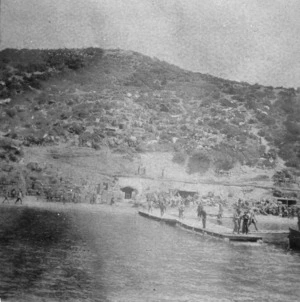 View of ANZAC Cove beach and the hill beyond, Gallipoli, Turkey