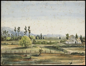 [Greenwood, Sarah], 1809-1889 :North view from Woodlands Motueka, Sept 2nd 1863.
