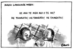 Evans, Malcolm Paul, 1945- :Maori Language Week - He aha te mea nui o te ao? He tangata! He tangata! He tangata! 25 July 2012