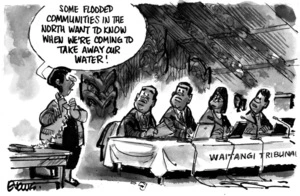 Evans, Malcolm Paul, 1945- :'Some flooded communities in the North want to know when we're coming to take away our water!' 24 July 2012