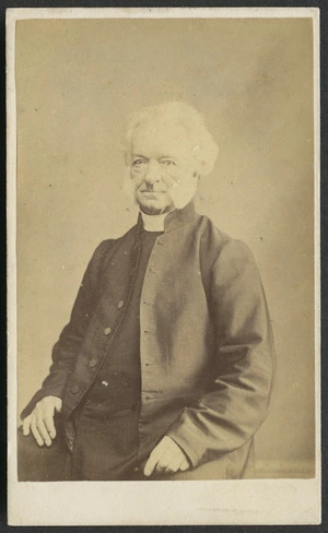 Page, G E (Auckland) fl 1873 :Portrait of Archbishop Brown