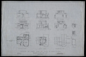 Atkins & Mitchell, architects :House at Days Bay for Miss M Hawthorn. Drawing no. 1 July 17 1930