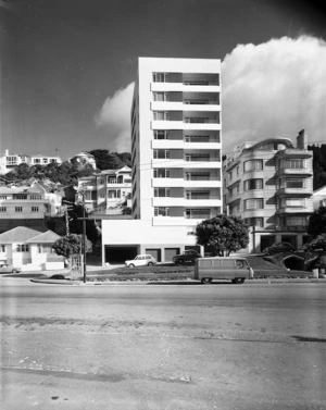 Apartment blocks at Oriental Bay, Wellington