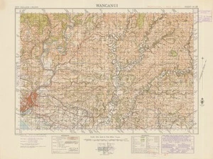 Wanganui [electronic resource] / compiled from plane table sketch surveys & official records by the Lands & Survey Department ; drawn by J.K.W.