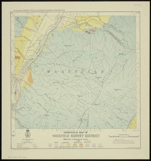 Geological map of Wakefield Survey District / drawn by R.J. Crawford.