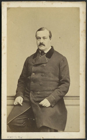 Persus, active 1860s-1880s: Portrait of Victor Adolphe Malte-Brun