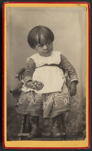 Pollard, Edwin (Wellington) fl 1883-1900 :Portrait of unidentified child