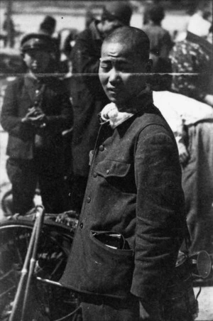 A young Korean repatriate, Senzaki, Japan