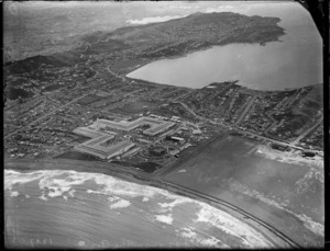 Lyall Bay, Evans Bay, and Rongotai, Wellington, including New Zealand Centennial Exhibition buildings