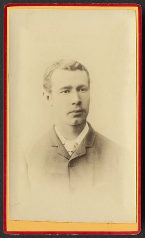 Pollard, Edwin Kelah, 1855-1905: Portrait of unidentified man