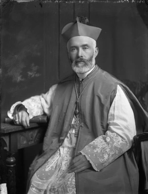 Thomas O'Shea wearing his episcopal vestments