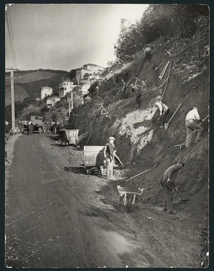 Road construction work, Mt Pleasant area