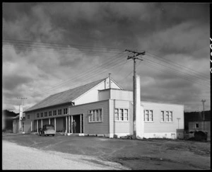 State hall, Benneydale, Waikato - Photograph taken by W Walker