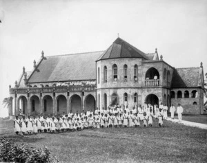 Piula Methodist Mission College at Lufilufi, 12 miles from Apia