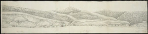 [Hilliard, George Richard] b 1801 :[Panorama of Port Nicholson 1841. Part 3, Lambton Quay to Bowen Street; and 4, northern Lambton Quay and The Terrace]]