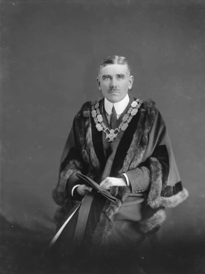 James Henry Gunson in mayoral attire