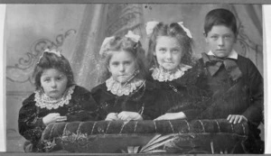 Children of Zoe and Charles Carter; shows Nina, Zoe, Doris and Matthew