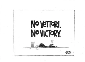 No Vettori, No Victory. 6 October 2009