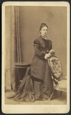 Price, Thomas E (Timaru) fl 1875-1878 :Portrait of Mrs C Meyer