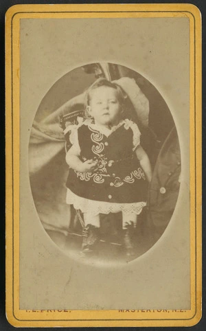 Price, Thomas E (Masterton) fl 1875-1900 :Portrait unidentified child