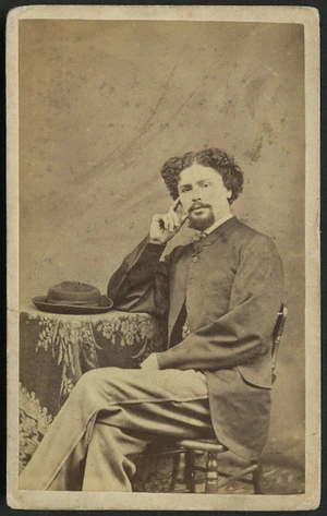 Price, Thomas E (Charleston) fl 1879-1900 :Portrait of unidentified man
