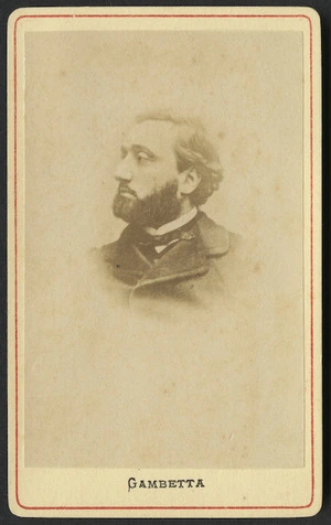 Photographer unknown: Portrait of Gambetta