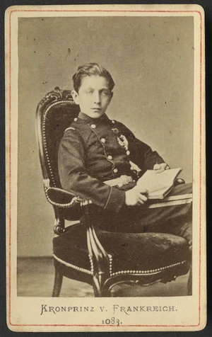 Photographer unknown :Portrait of Kronprinz von Frankreich