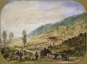 [Brees, Samuel Charles] 1810-1865 :Tinakore Road, Wellington [Between 1842 and 1845]