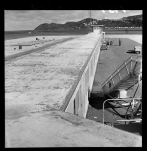 Wellington Airport, Rongotai, Wellington, showing roof of a [terminal?] building