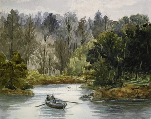 [Gordon, Ishbel Maria] 1st Marchioness of Aberdeen and Temair, 1857-1939 :On the Waiwera River. 1887