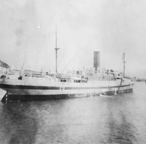 View of a hospital ship, Gallipoli, Turkey