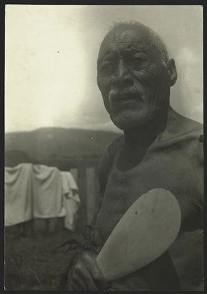 Tohe Te Matehaere at Weriweri - Photograph taken by James Cowan