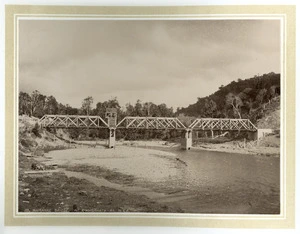 Wellington and Manawatu Railway bridge over Waikanae river