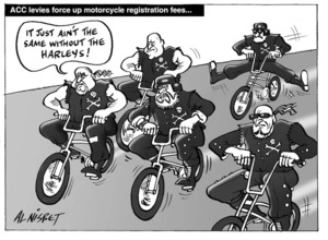 "It just ain't the same without the Harleys!" ACC levies force up motorcycle registration fees... 18 October 2009