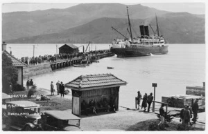 Buckland, Jessie Lillian, 1878-1939 :Photograph of Regatta Day at Akaroa