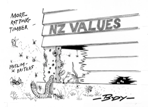 NZ VALUES. More rotting timber - Muslim-baiters. 11 July 2005