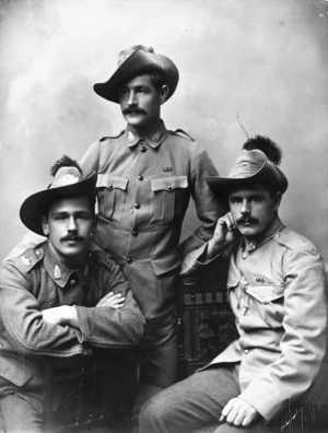 South African War volunteers George, Alec and Lou Klee