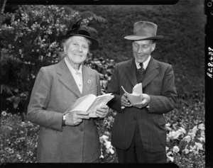 Dame Elizabeth Gilmer and Edward Hutt
