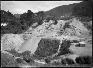 Construction of Anderson Park extension, Wellington